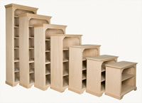 Fluted Harvard Bookcases