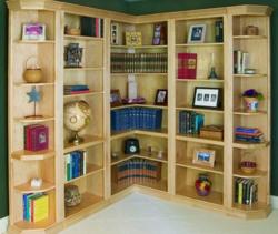 unfinished customizable bookcases