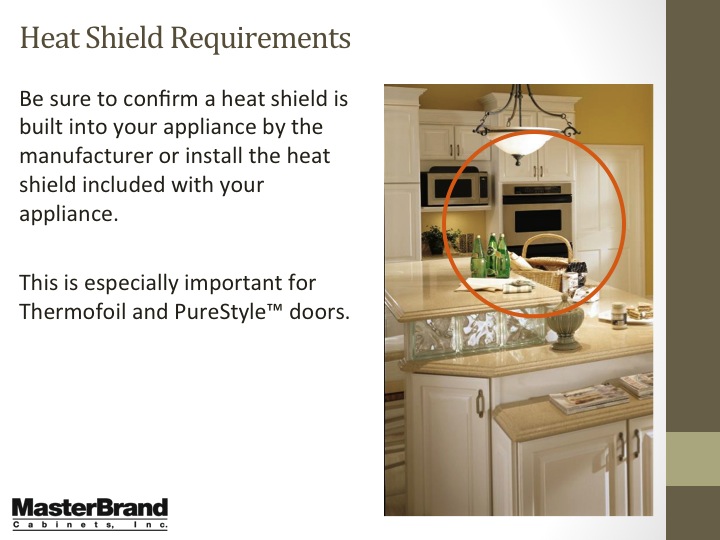 Heat shield requirements