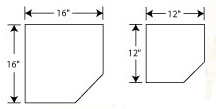 Face Frame Corner End Bookcases