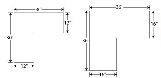 Face Frame Corner End Bookcases