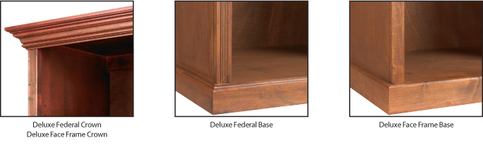 Deluxe Crown Moulding Options