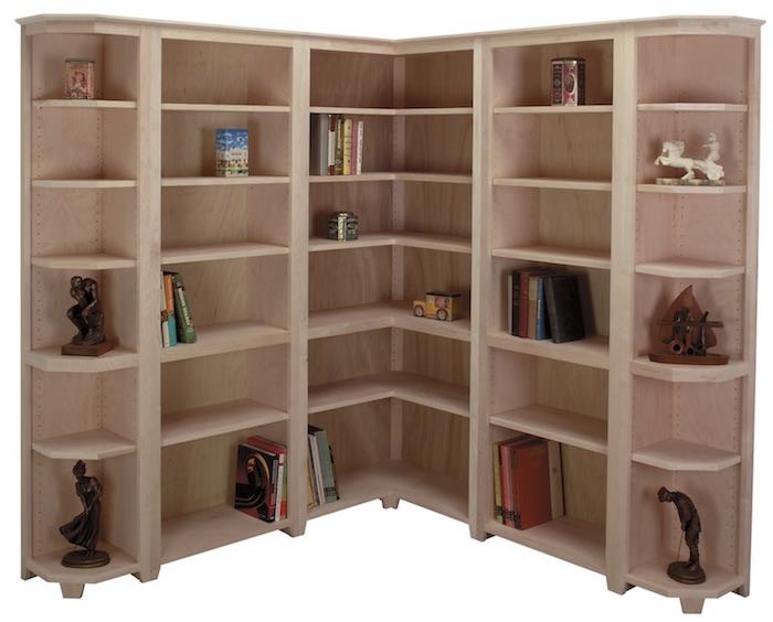 Arthur Brown Corner Bookcases