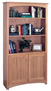 Shaker bookcase in Oak