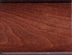 Mahogany on Maple