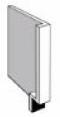 Dishwasher End Panel, 34-1/2"H x 1-3/4"W x 24"D