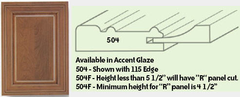 Mitered Raised-Panel Door (Style 504)
