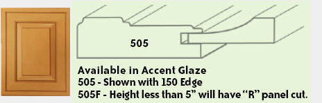 Mitered Raised-Panel Door (Style 505)