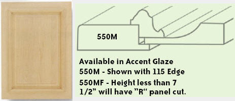 Mitered Raised-Panel Door (Style 550M)