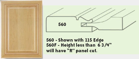 Mitered Raised-Panel Door (Style 560)