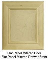 Custom Mitered Flat-Panel "B" Door
