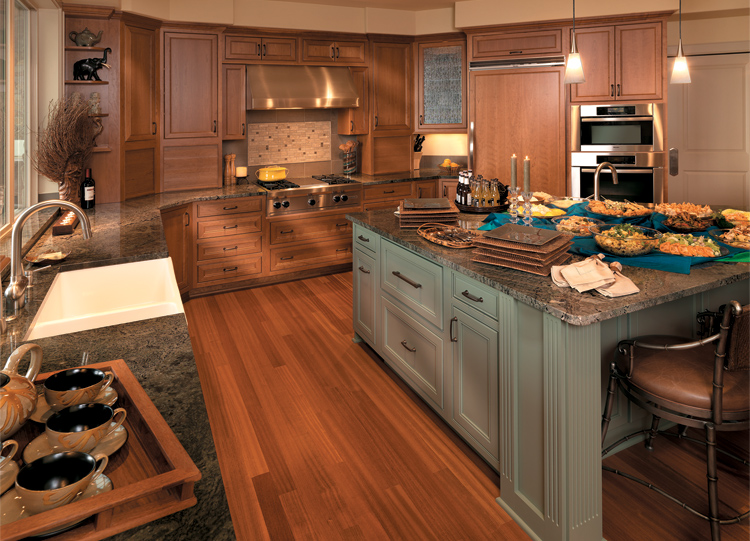 Norwood style kitchen on Cherry wood