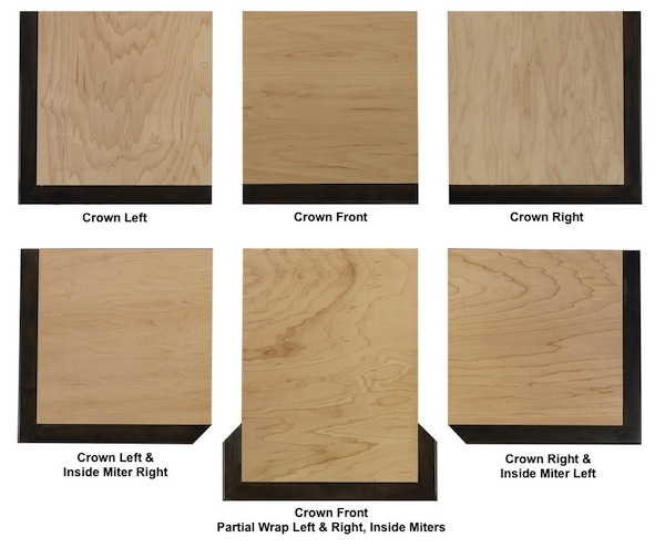 Bookcase Crown Moulding Modification Options