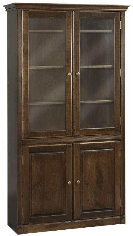 Arthur Brown Bookcase with Lower and Upper Doors
