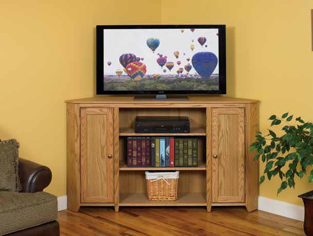 Arthur Brown corner entertainment console