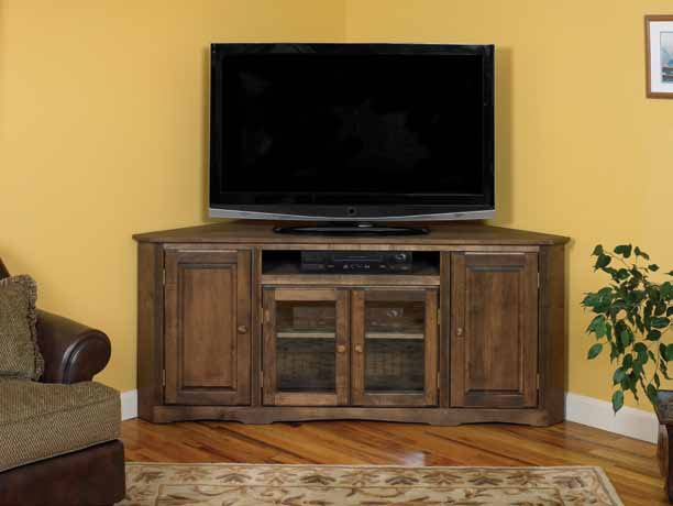 Arthur Brown corner entertainment console