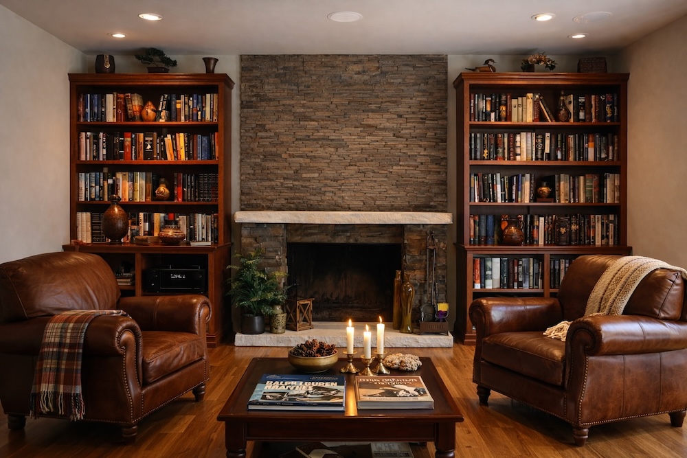Traditional Oak bookcases