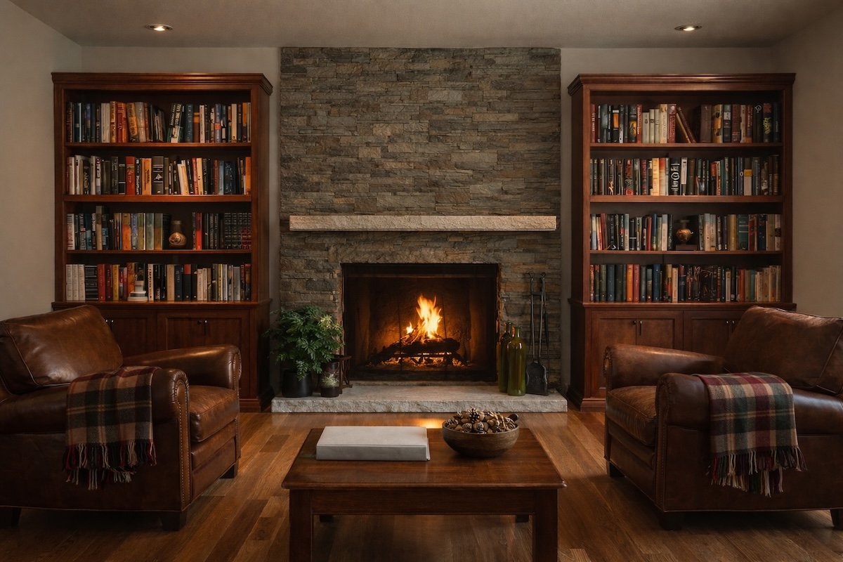 Traditional Oak bookcases