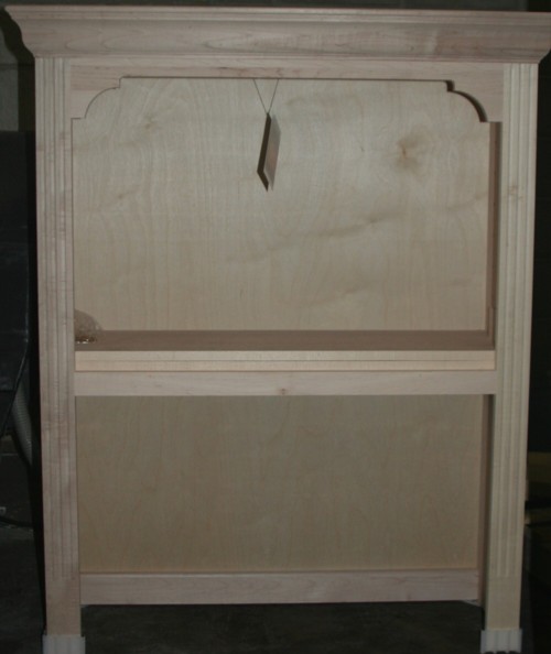 Fluted Harvard Bookcase Hutch
