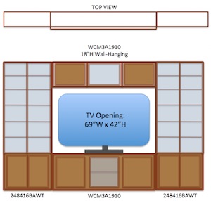 Wall unit diagram