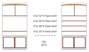 Wall unit diagram