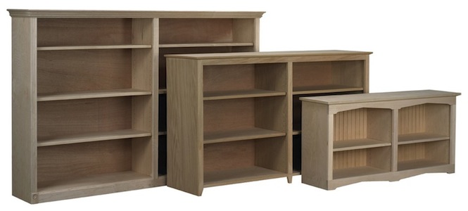 AWB Bookcase with Center Divider (-V) 48"W x 36"H