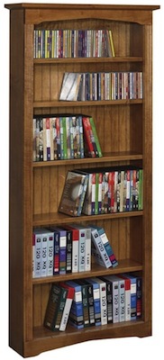 AWB Multimedia Bookcase (-EN5) 36"W x 48"H x 6.5"D