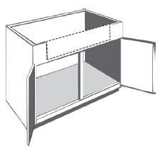 Kitchen Farm Sink Base Cabinet