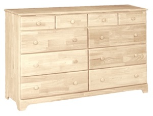 Classic Bedroom, Ten Drawer Dresser