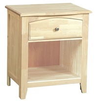 Summerville Bedroom, One Drawer Nightstand