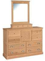 Vintage Dresser 8 Drawer/1 Door