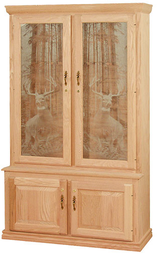 Traditional 8 Gun Cabinet 4 Door