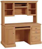 Vintage Desk Keybrd Pull 2 Drawer 1 File 1 Door