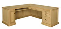 Vintage Desk Corner 4 Drawer w/Pullout  PC/L