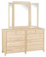 Shaker Dresser 10 Drawer