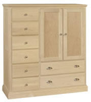 Vintage Armoire 8 Drawer/2 Door