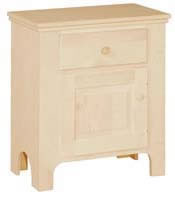 Country Cabinet 1 Drawer 1 Door