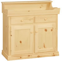 Country Cabinet Dry Sink 2 Drawer/2 Door