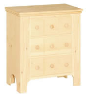 Country Cabinet 3 Drawer