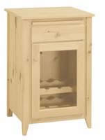 Shaker Wine Cabinet 1 Drawer/1 Door