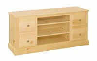 Fluted Plasma TV Cabinet 48