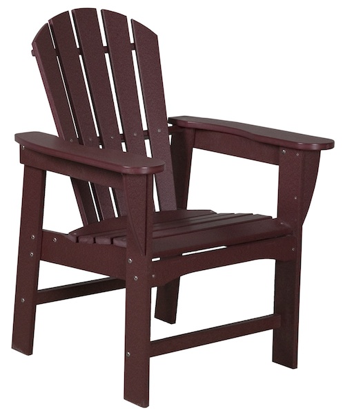 Outdoor, Adirondack Dining Chair, 28"W x 38"H x 27"D