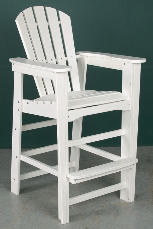 Outdoor, Adirondack Bar Chair, 28"W x 49"H x 27"D