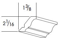 Small Crown - Top Mount *In Stock